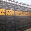 Gold Brown Sliding Security Gates
