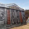 Embossed Sliding Gates