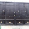 Black Straight Design Gates